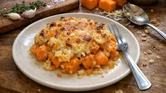 Gratin z dyni à l’ancienne – prosta zapiekanka z chrupiącym serem