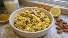 Sałatka koronacyjna z kurczakiem i curry – kremowa, a robi się ją naprawdę prosto