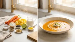 Zupa marchewkowa krem z mleczkiem kokosowym i limonką – aksamitna i prosta