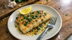 Czarniak smażony na maśle z czosnkiem i pietruszką – lekki obiad w 15 minut