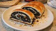 Makowiec drożdżowy bez pęknięć – prosta metoda z nakłuciami przed pieczeniem