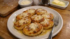 Quenelle na maśle z parmezanem – szybka, elegancka przystawka z patelni