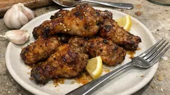 Soczyste manchons z kaczki z piekarnika – glazura miodowo-sojowa z musztardą