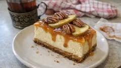 Sernik na kajmakowym spodzie z karmelowo-miodową polewą – efekt bez komplikacji