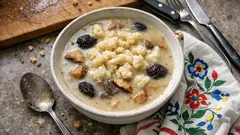 Brzadówka na Wigilię: kaszubska zupa z suszu i grzybów, delikatnie zabielana