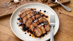 Polędwiczka w glazurze klonowo-balsamicznej – soczysta z grilla lub patelni