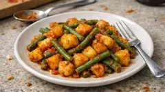 Poêlée z fasolką i ziemniakami z patelni – szybki obiad z kilku składników