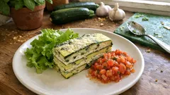 Terrina z cukinii i bazylii z parmezanem – lekka przystawka z Thermomiksa