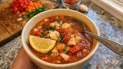 Zupa rybna jak na Wigilię: esencjonalny wywar i pomidorowa baza krok po kroku