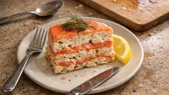 Terrina z łososia, dorsza i przegrzebków – elegancka przystawka, którą zrobisz wcześniej