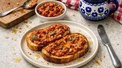 Pasta z suszonych pomidorów do kanapek – kremowa, orzechowa i gotowa w 10 minut