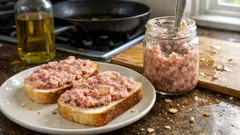 Ekspresowe kanapki ze smarowidłem z szynki w słoiku – sycące w 5 minut