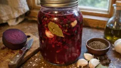 Zakwas na barszcz z buraków w 4 dni – trik z wodą po ogórkach kiszonych