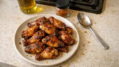 Skrzydełka z piekarnika w papryce i ziołach – krótka marynata, świetny smak