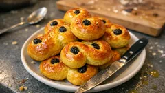 Szafranowe bułeczki św. Łucji (lussekatter) – miękkie drożdżówki z rodzynkami, krok po kroku