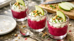 Verriny z buraków i serka Boursin – prosta przystawka, która robi efekt na stole