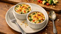 Wytrawny flan warzywny z piekarnika – kremowy dodatek do obiadu, który zawsze się ścina