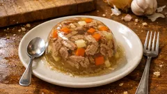 Galareta z pręgą wołową i trzema mięsami – przepis, który zawsze pięknie tężeje