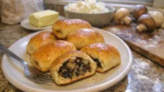 Paszteciki wigilijne bez drożdży: miękkie ciasto z twarogu i zimnego masła