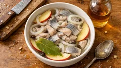 Jak wymoczyć śledzie w occie jabłkowym: proporcja 1:4 i gotowe w 2 godziny