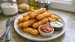 Wytrawne churrosy z parmezanem – chrupiąca przekąska do dipów w 20 minut