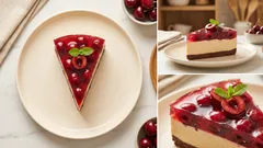 Sernik na zimno z wiśniami i kajmakiem – czekoladowy spód i galaretka, zawsze się udaje