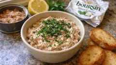 Rillettes z tuńczyka i Boursin: kremowa pasta gotowa w 10 minut