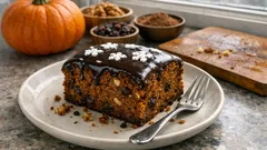 Piernik z dynią, który długo zostaje wilgotny – z orzechami i rodzynkami