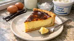 Flan pâtissier z crème fraîche – wysoki, waniliowy i idealnie kremowy