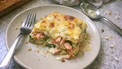 Lasagne z łososiem i porami – kremowa zapiekanka, która zawsze się udaje
