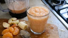 Smoothie z jabłka, klementynek i banana – proste, bez cukru i gotowe w 3 minuty