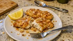 Ryba w panierce z płatków migdałowych – chrupiąca skórka w 15 minut