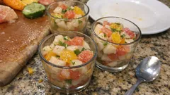 Verrine z przegrzebkami i cytrusami – elegancka przystawka, którą zrobisz z wyprzedzeniem