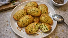 Wytrawne madeleines z cukinią i kuminem – szybka przekąska z piekarnika