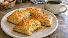 Francuskie galetki z puree ziemniaczanego – maślane ciasteczka z wyraźnymi warstwami