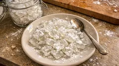 Domowe cukierki „kamyki” jak z PRL – twarde, szkliste i lekko cytrusowe