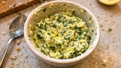 Masło czosnkowe z natką i cytryną – szybki dodatek do pieczywa i grilla