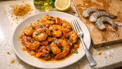 Krewetki w ostrym curry z planchy – szybka kolacja, która zawsze wychodzi soczysta