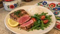 Stek z tuńczyka z patelni – soczysty w 10 minut i bez stresu o ości