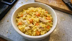 Kremowe risotto z resztek kurczaka – prosty sposób na szybki obiad