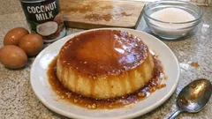 Flan kokosowy z karmelem – kremowy deser z piekarnika, który zawsze się udaje