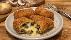 Wigilijne krokiety z pieczarkami i serem – chrupiące, sycące i naprawdę proste