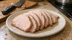 Schab gotowany „na 2” w woreczkach – soczysta domowa wędlina na kanapki krok po kroku