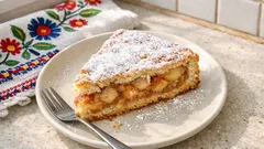 Szarlotka z pomarańczową nutą: kruche ciasto i jabłka z cynamonem, które zawsze się udają