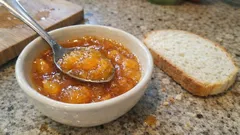 Konfitura z brzoskwiń z mniejszą ilością cukru – gęsta dzięki agarowi, zawsze się udaje