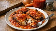 Karp w pomidorach na święta – smażony, a potem zalany słodko-kwaśną marynatą