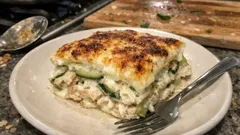 Lasagne z kurczakiem i cukinią – domowa, kremowa i łatwa do krojenia