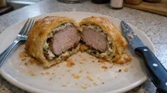 Polędwiczka wieprzowa w cieście francuskim z Boursin – prosto, a wygląda odświętnie