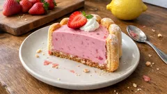 Charlotte truskawkowa bez pieczenia – lekka, kremowa i idealna na lato