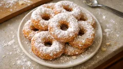 Puszyste oponki serowe bez drożdży – szybki przepis z nutą cytryny i rumu